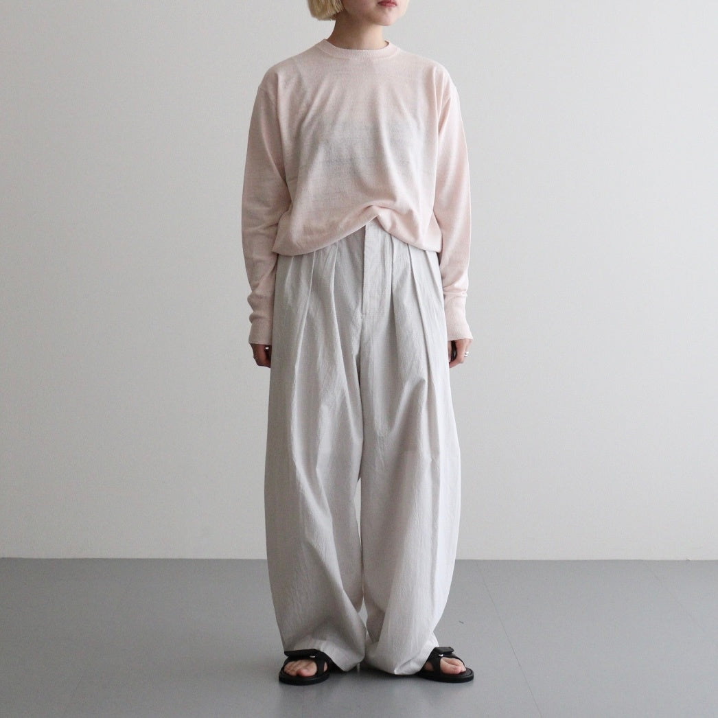 REVIVAL SOFT SILK CREW NECK #PINK [BN-26SL-033]