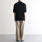 THE SEAISLAND COTTON POLO S/S #BLACK [BN-25SM-057]