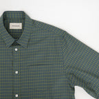SQUARE SHIRT #GREEN CHECK [A26C11SH02C]