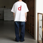 bd Print Tee WIDE #White×Red-PT [bROOTS25S34S26A]