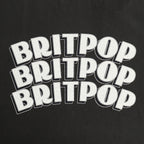 BRITPOP Print Tee WIDE #InkBlack×Ivory-PT [bROOTS25S34A]