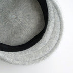 ANGORA WOOL HUNTHING CAP - GENTLEMAN #GRAY [X01007]
