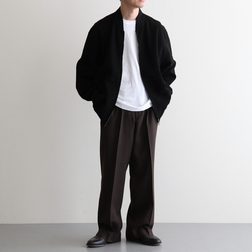 Rough&Smooth Thermal Blouson #Black [bROOTS26F14]