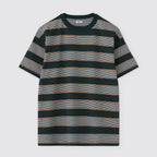 BORDER SS TOP #FOREST x S,BROWN [PMAV-CS04]