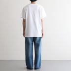 INKJET PRINT SHORT SLEEVE T-SHIRT #WHITE [DNS25T05]