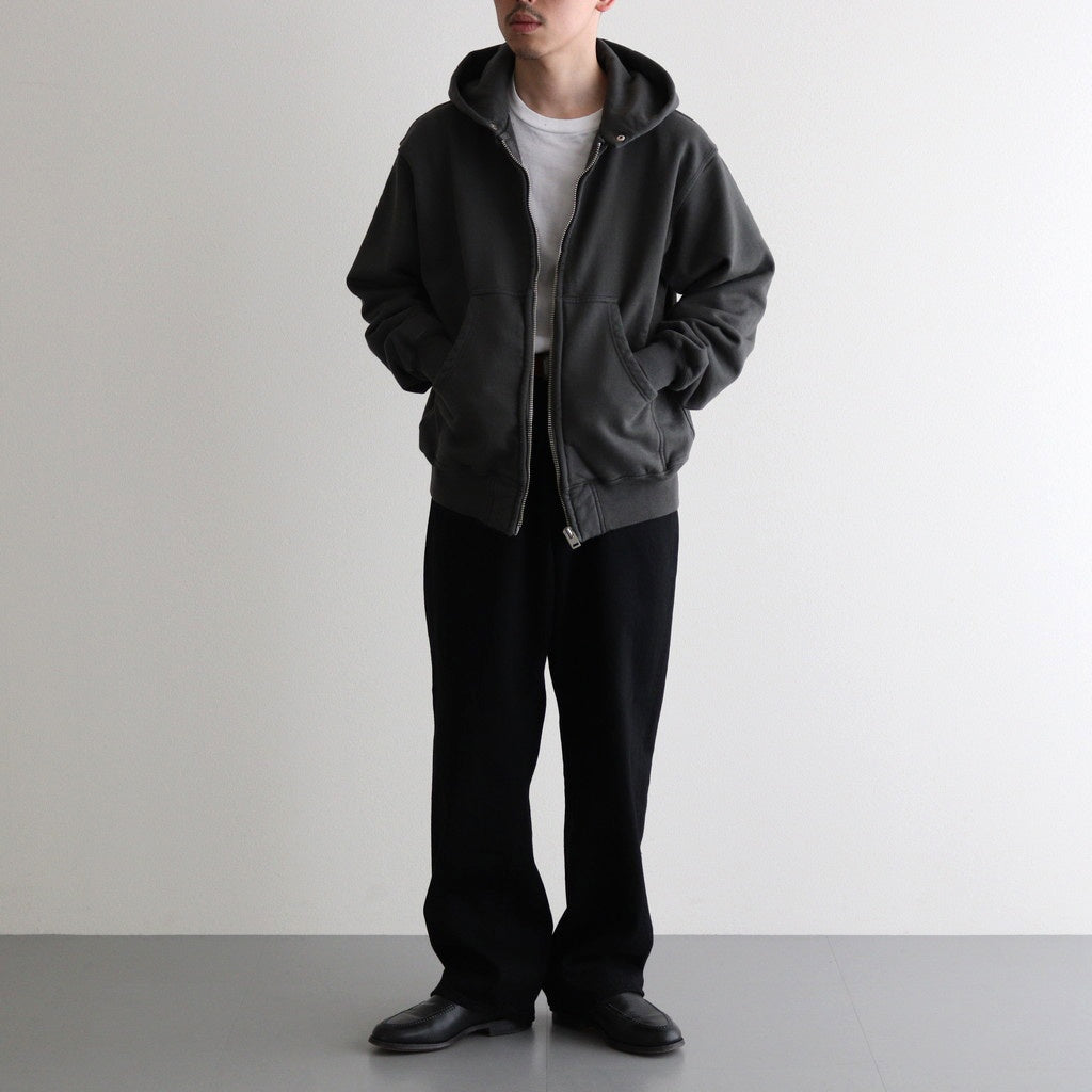 ATHLETIC FULL ZIP HOODIE #CARBON [PMAS-CL07] – Diffusion