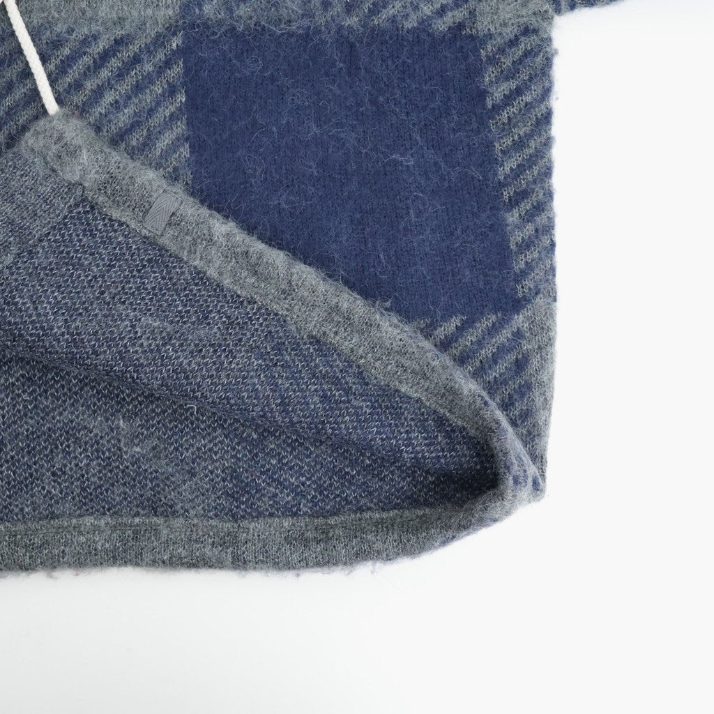 OOAL Mohair Hooded Jacket #Blue [S26FA031]
