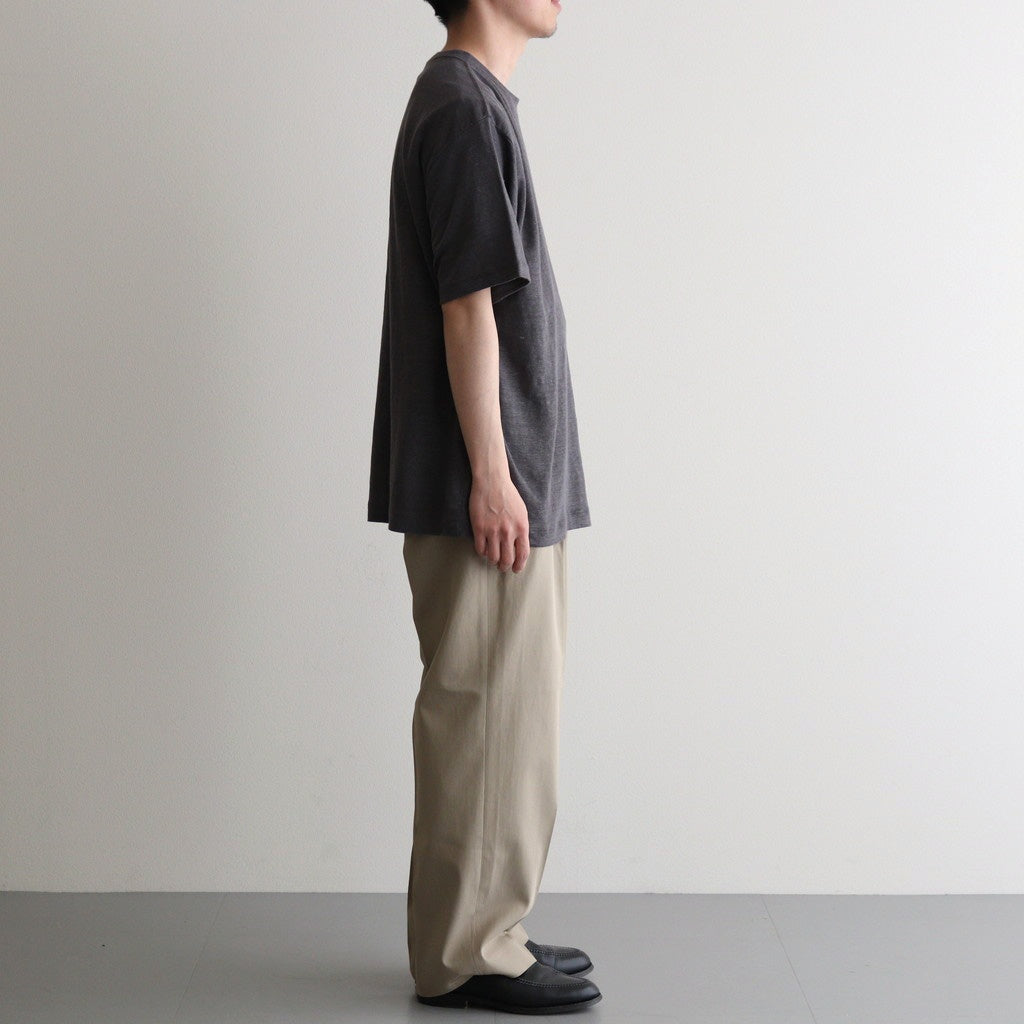 NORMANDY LINEN T-SHIRT #GRAY [BN-25SM-066]