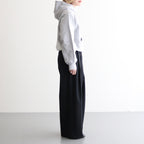 Thin-Sweat Separate-Pocket Hoodie P/O #HeatherWhite [bROOTS25S20]