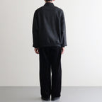 Pe/Silk Fleece Bomber Jacket #HeatherBlack [BHS25F019]