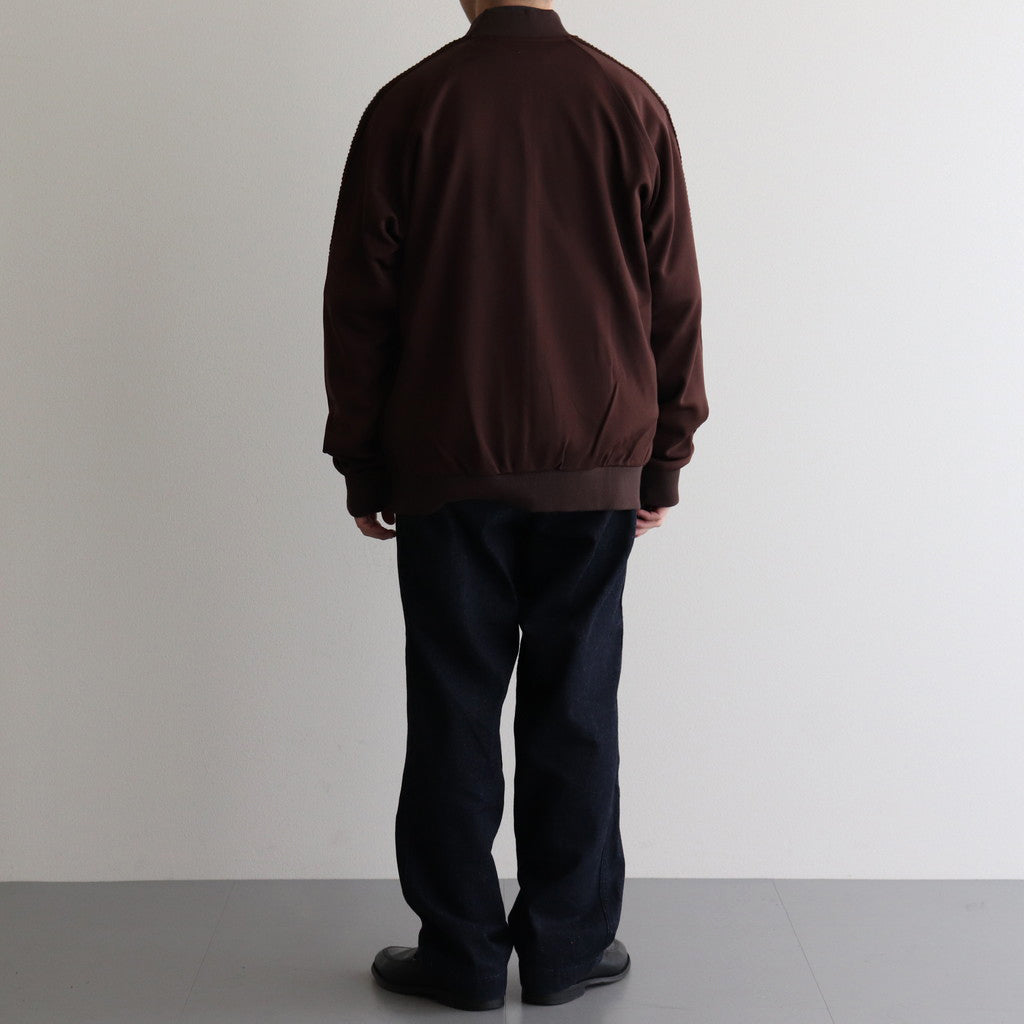 TRACK JACKET JERSEY #D.BROWN [DNS25B02]