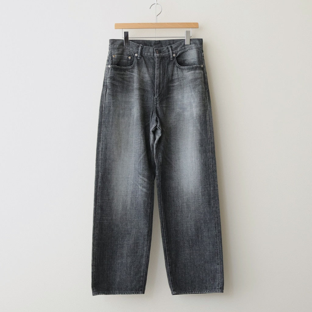 Selvage Denim Pants #Vintage Black [S25SC084]