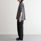 KNEE TUCK PANTS #BLACK [M26A16PT01C]