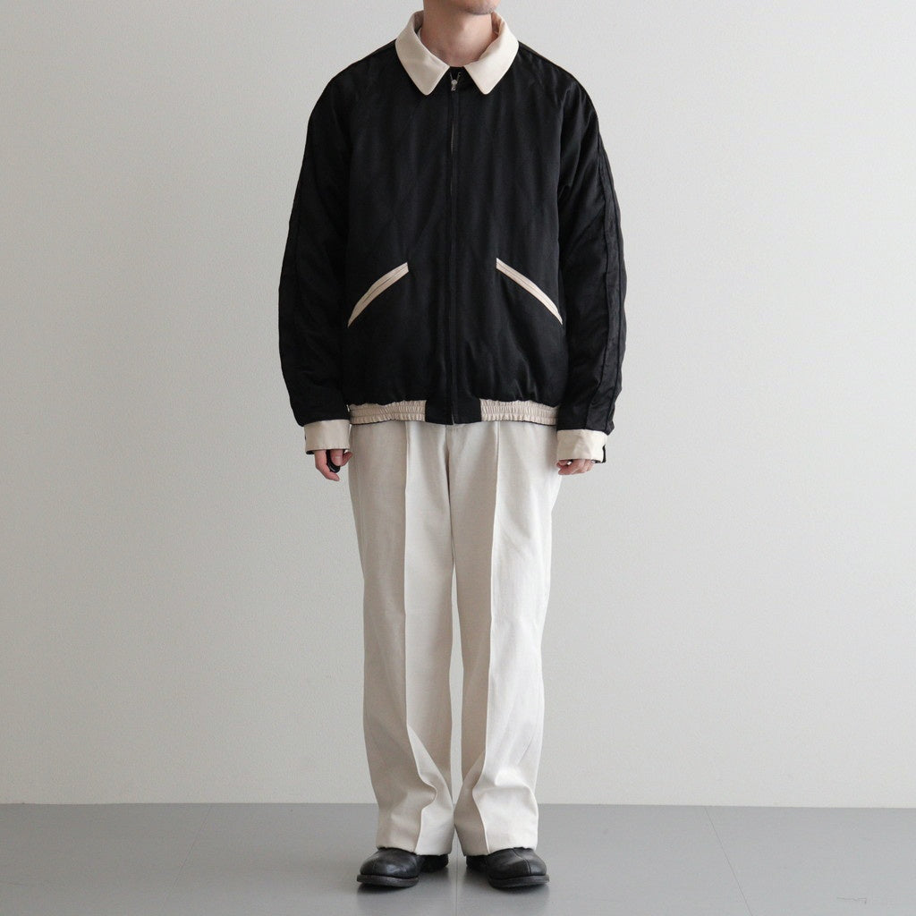 STUNNING VELVET SOUVENIR JACKET(Niwatori to Hiyoko) #ONYX [252OJ-JK12]