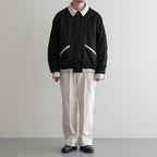 STUNNING VELVET SOUVENIR JACKET(Niwatori to Hiyoko) #ONYX [252OJ-JK12]