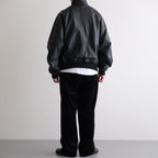 HIGH NECK BLOUSON #BLACK [SH-68-C-SHEEP-4]
