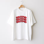 BRITPOP Print Tee WIDE #White×Red-PT [bROOTS25S34A]