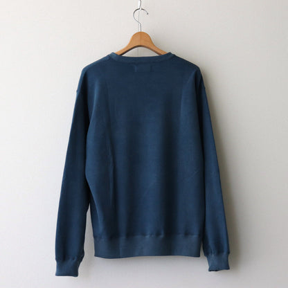 CREW NECK #FADED BLUE [M24C13CS02C]