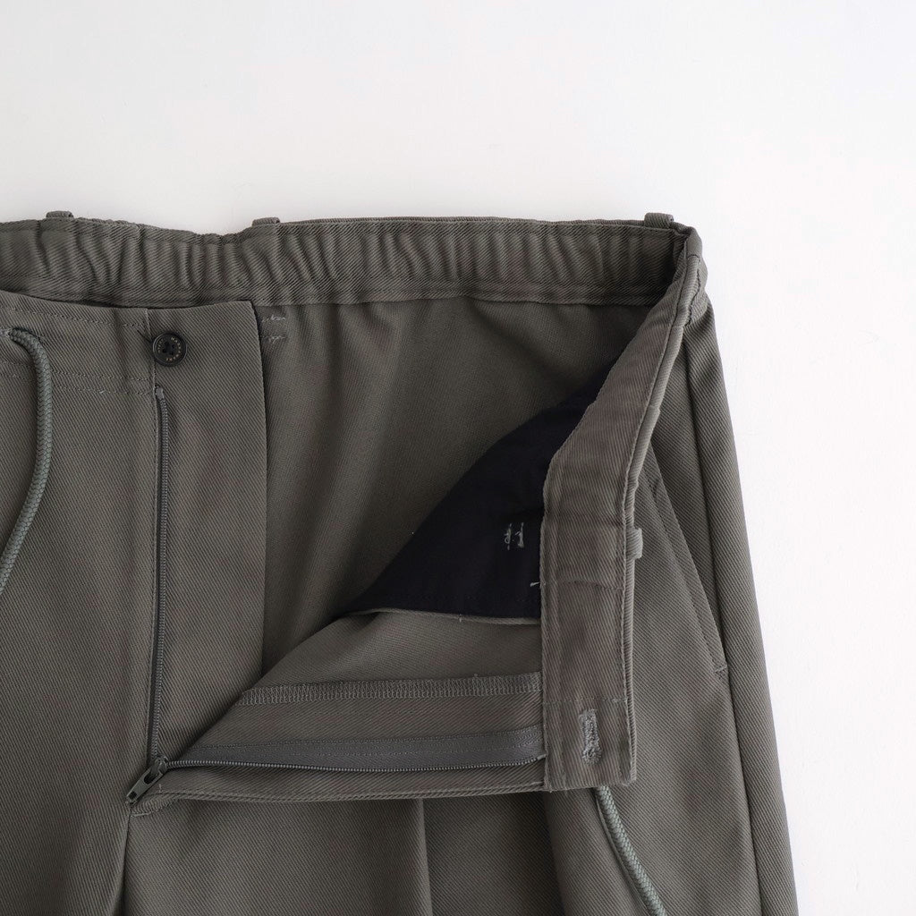 DOUBLE PLEATED EASY TROUSERS #GRAY [A26A93PT02C]