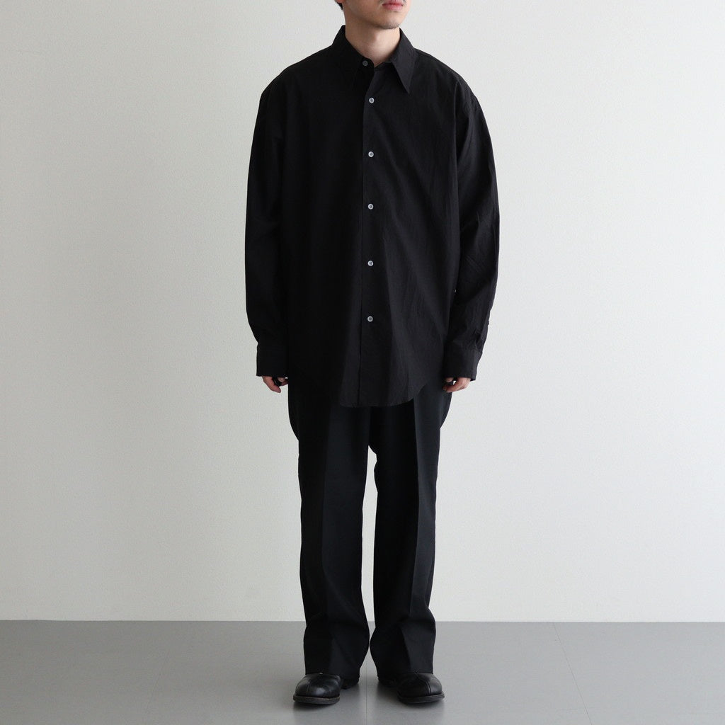 MILITARY DRESS SHIRT #FADED BLACK [PMLW-LS01]