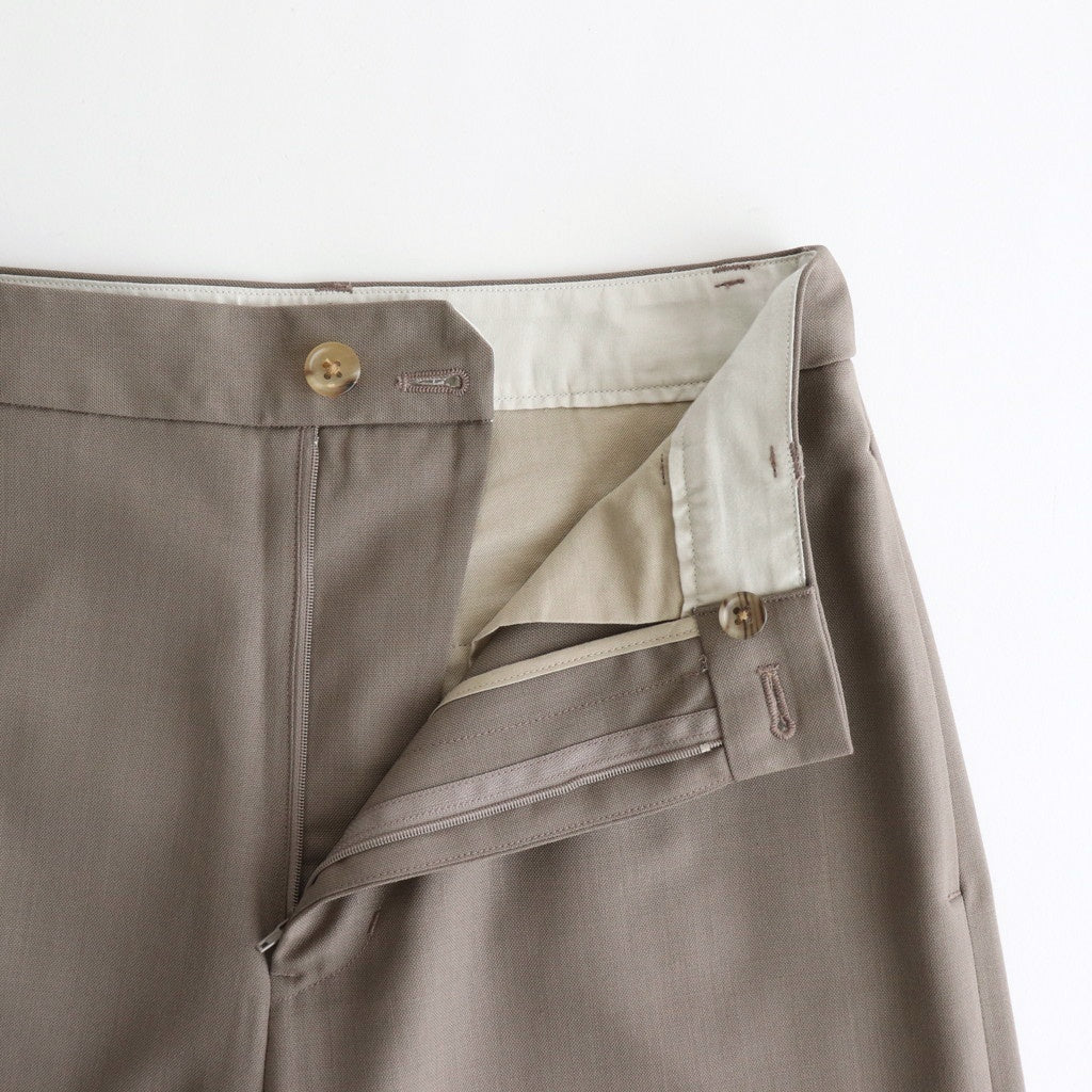 Wool Tuckless Tapered Trousers #BEIGE [NEP-SS2509W]