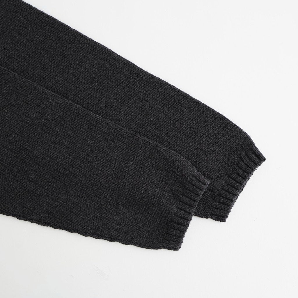 Cotton Fancy Yarn Crochet Collar Knit Jacket #Charcoal [NEP-SS2628]