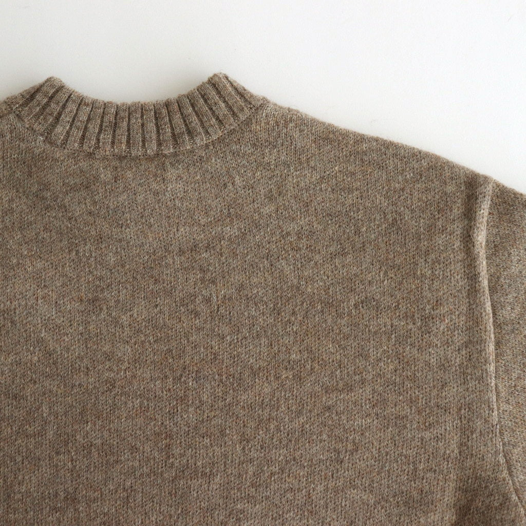 Sweat-shirt feutré Yak #BEIGE×BEIGE [NEP-AW2301]