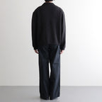 Cotton Fancy Yarn Crochet Collar Knit Jacket #Charcoal [NEP-SS2628]