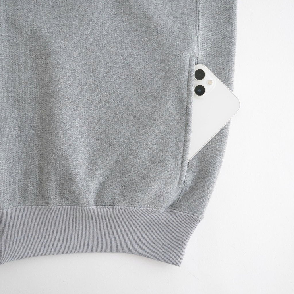 HIGH BULKY JUMBERCA URAKE ZIP UP BLOUSON #GRAY [BN-26FM-043]