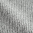 CASHMERE FOX FINGERHOLE BOAT NECK #GRAY [BN-25FL-041]