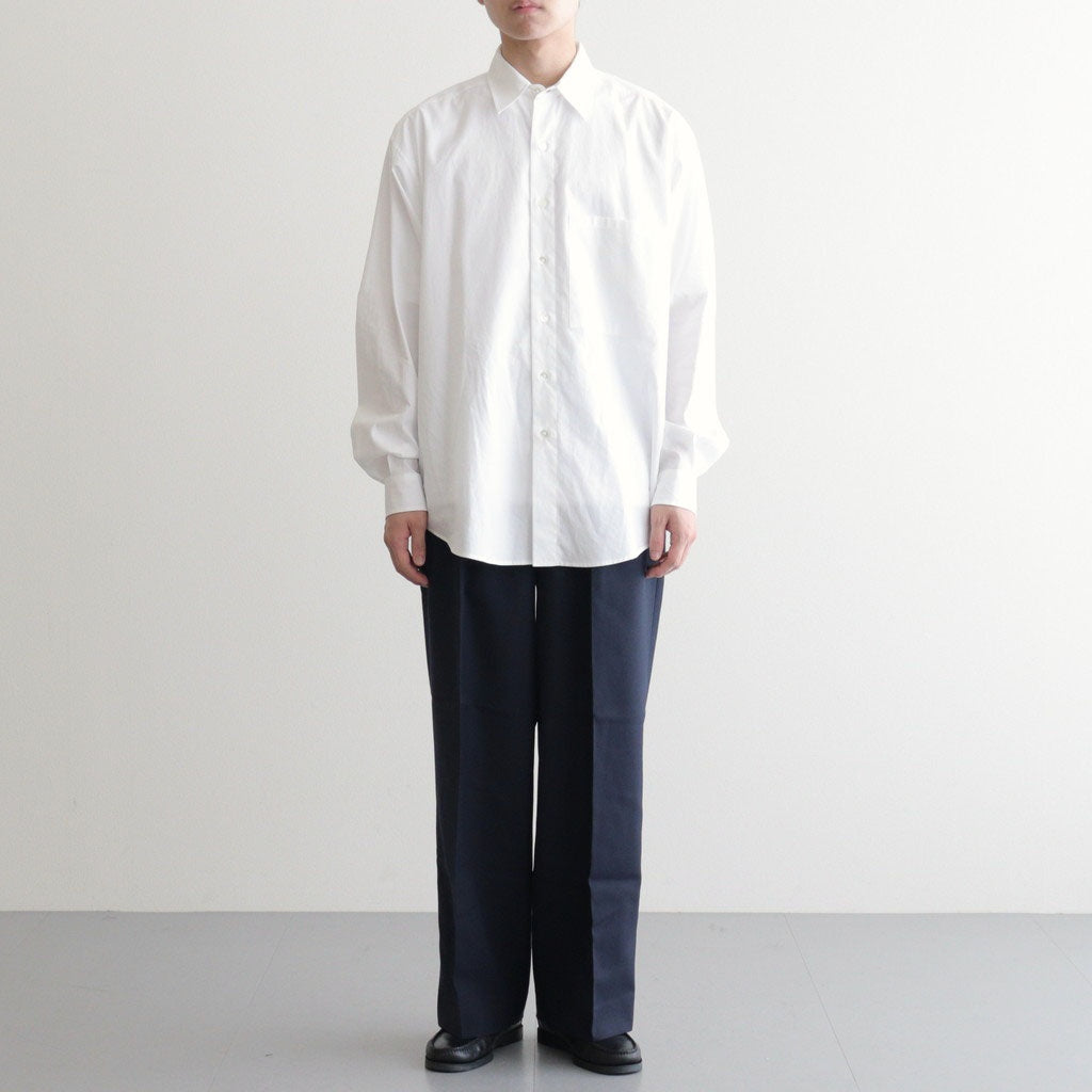 双褶长裤#海军蓝 [A23C-04PT02C]