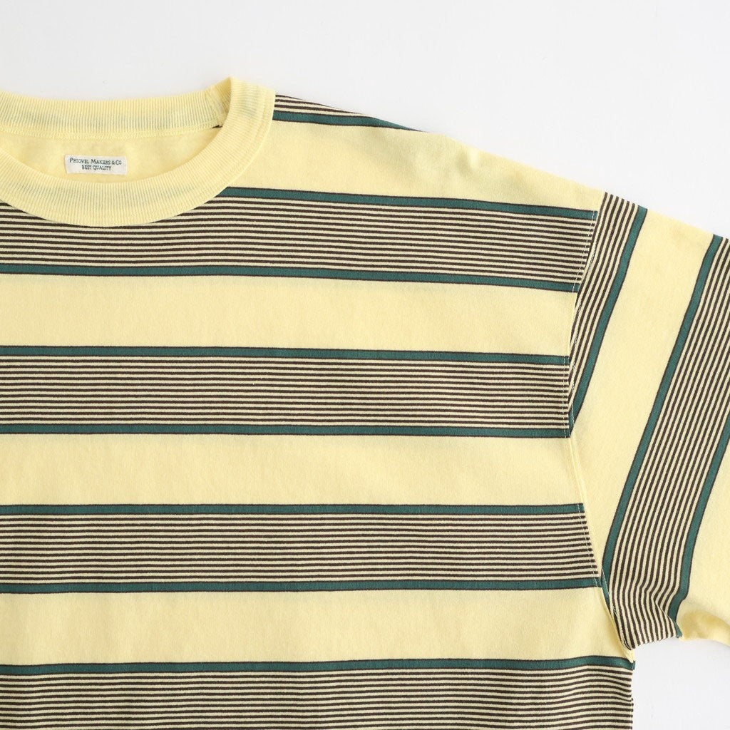 BORDER LS TOP #P.YELLOW x VIRIDIAN [PMAV-CL06]