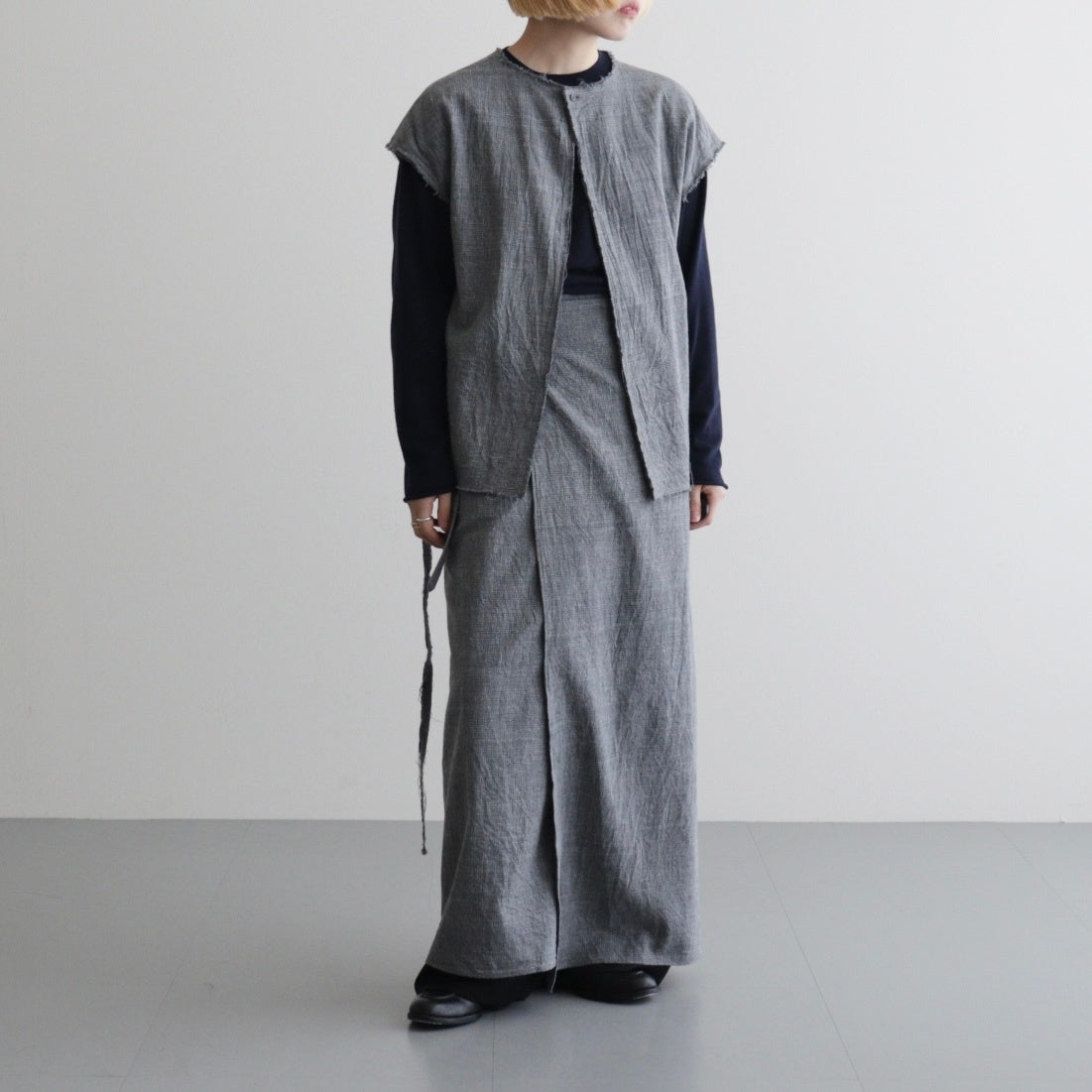 Mix Heather Cotton Double-Sided P/O #HeatherCharcoal [BHSW26S2HEG]