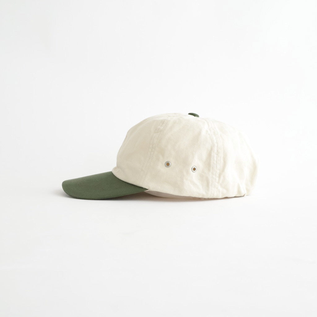 COMBINATION BILL CAP #IVORY×GREEN [PMAV-AC05]
