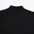 SUNSHINE CASHMERE MOCK NECK #BLACK [BN-26FM-058]