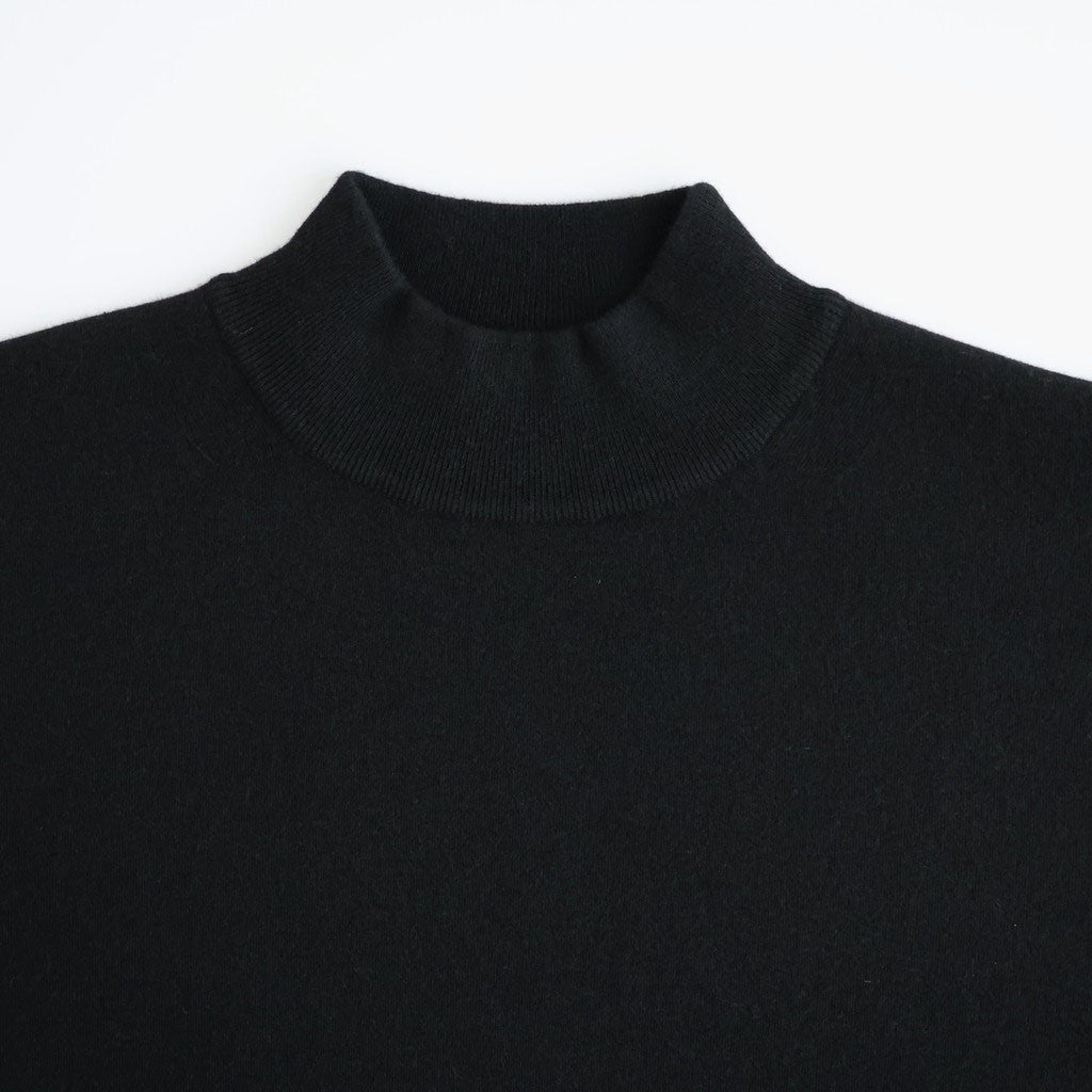 SUNSHINE CASHMERE MOCK NECK #BLACK [BN-26FM-058]