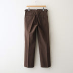 DOUBLE-PLEATED SMARTY TROUSER #WHISKY [252OJ-PT08]