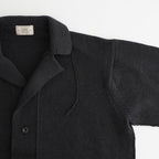 Cotton Fancy Yarn Crochet Collar Knit Jacket #Charcoal [NEP-SS2628]