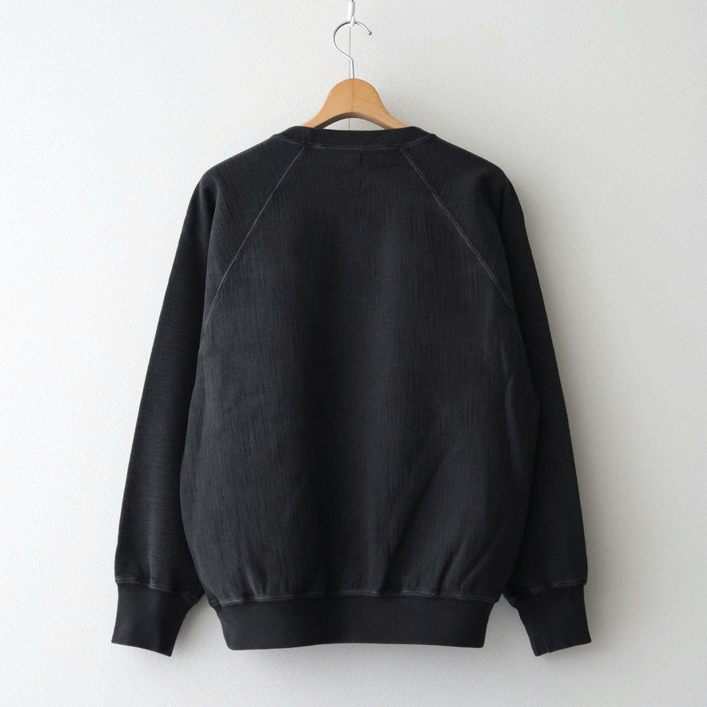 JUMBERCA URAKE FADE COLOR CREW NECK #FADE BLACK [BN-26SM-011]