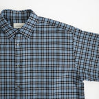 COMFORT FIT SHIRT #BLUE CHECK [A26C17SH02C]