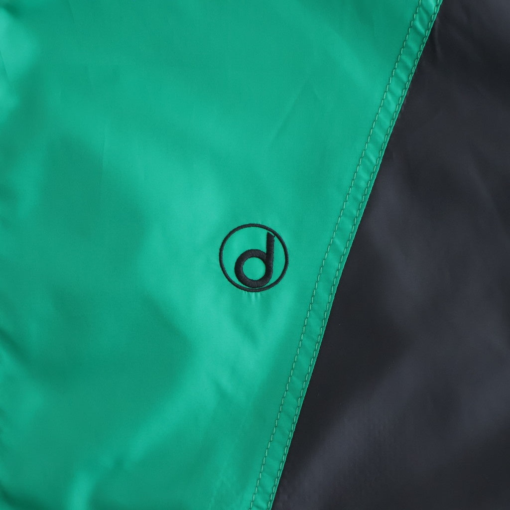 PANEL COLOR TRACK JACKET #BLACK/GRN [DNS26B02]