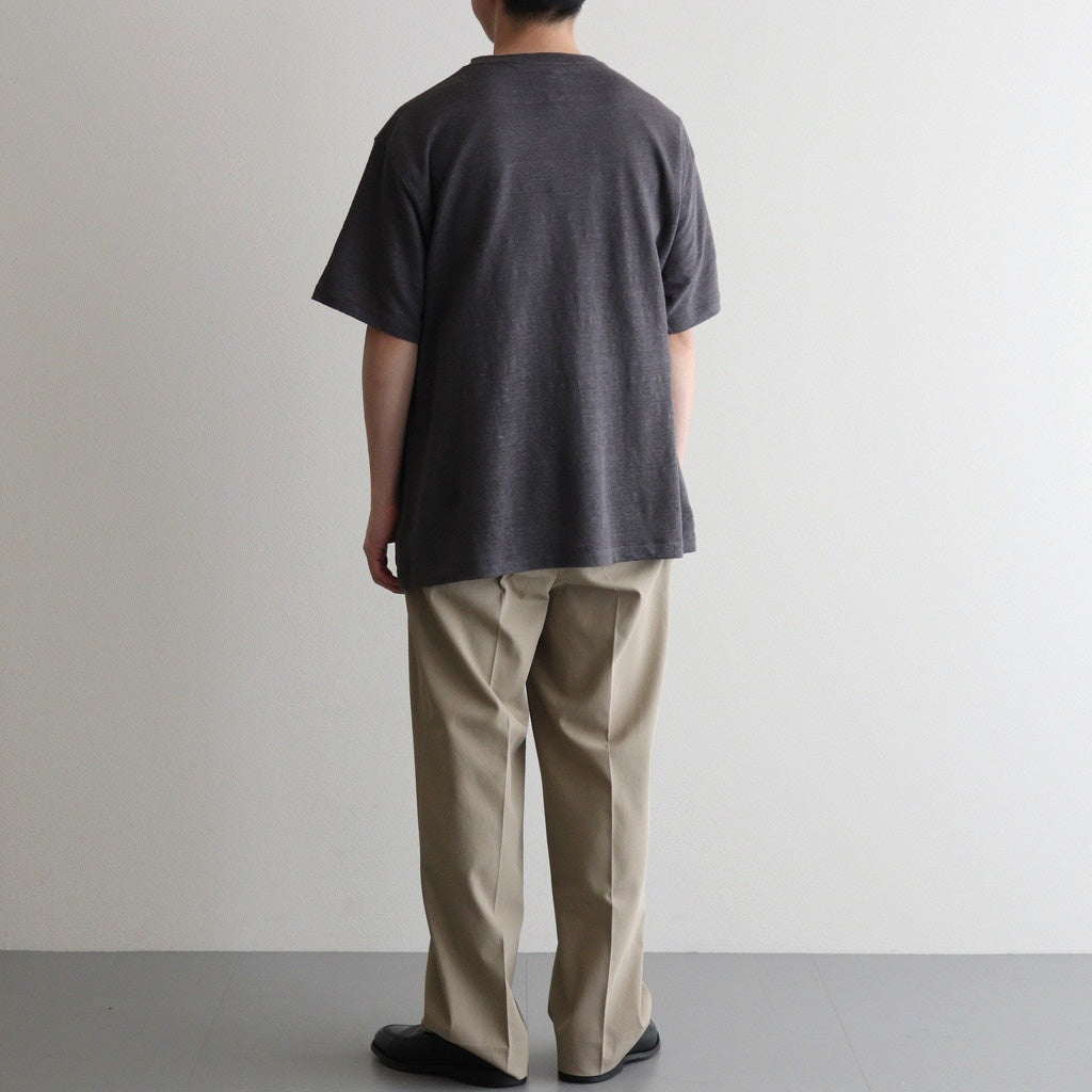 NORMANDY LINEN T-SHIRT #GRAY [BN-25SM-066]