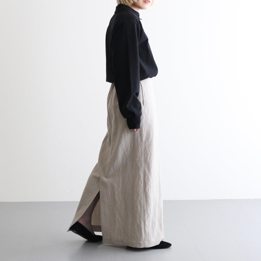 W/Li Pencil Skirt #BEIGE [NEP-SS2510W]