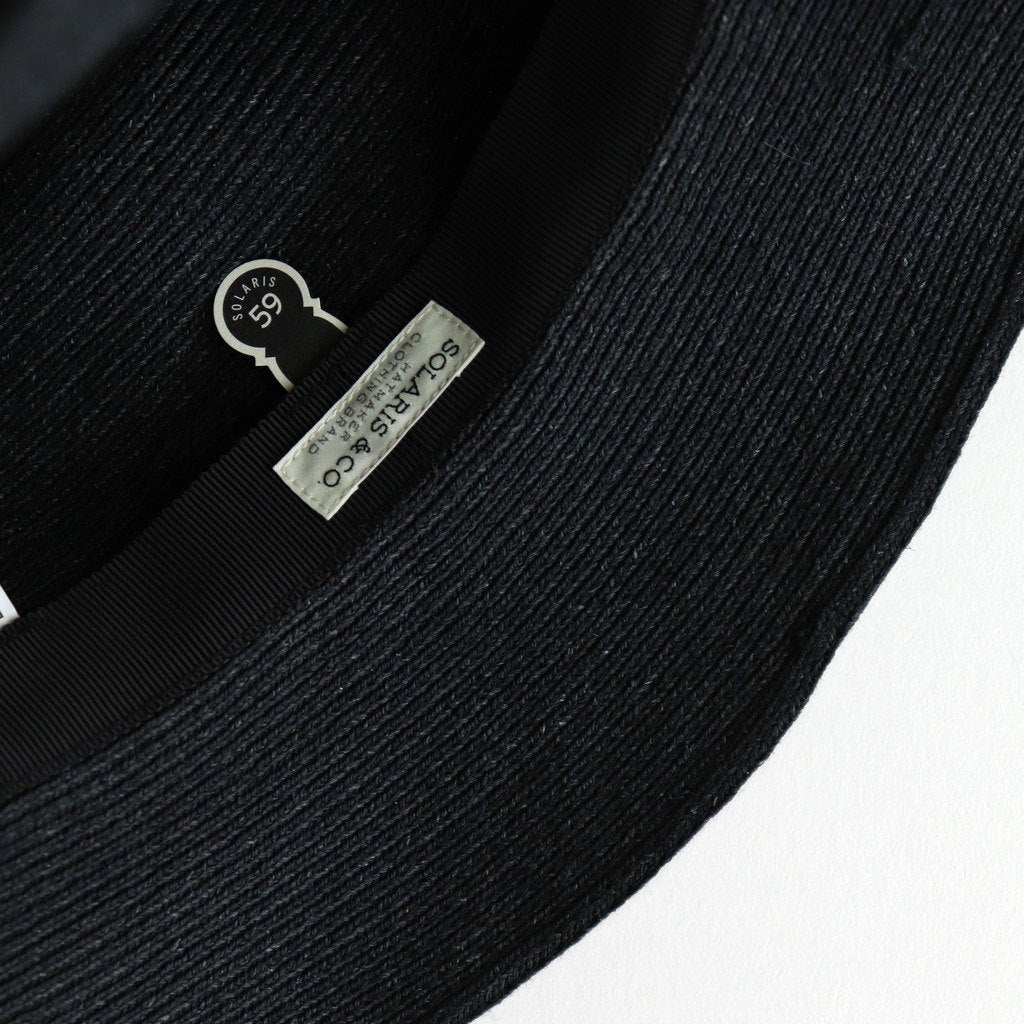 BRAID BUCKET HAT #BLACK [Y01012]