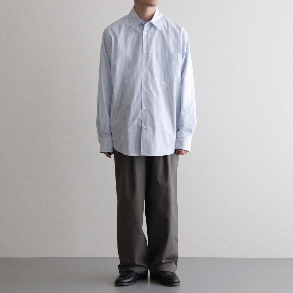 DOUBLE PLEATED EASY TROUSERS #GRAY [A26A93PT02C]