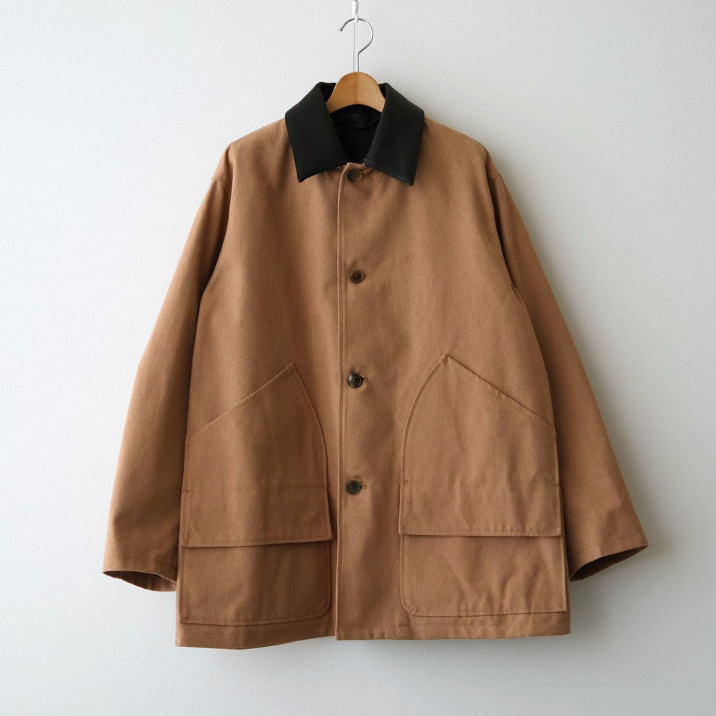 CHASSEUR JACKET #NATURAL BROWN [A26C08BL01C]