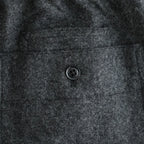 Wool Nylon Melton Pants #Charcoal [S26FC053]