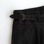 SIDE BUCKLE GURKHA TROUSER #CIGAR [251OJ-PT09]