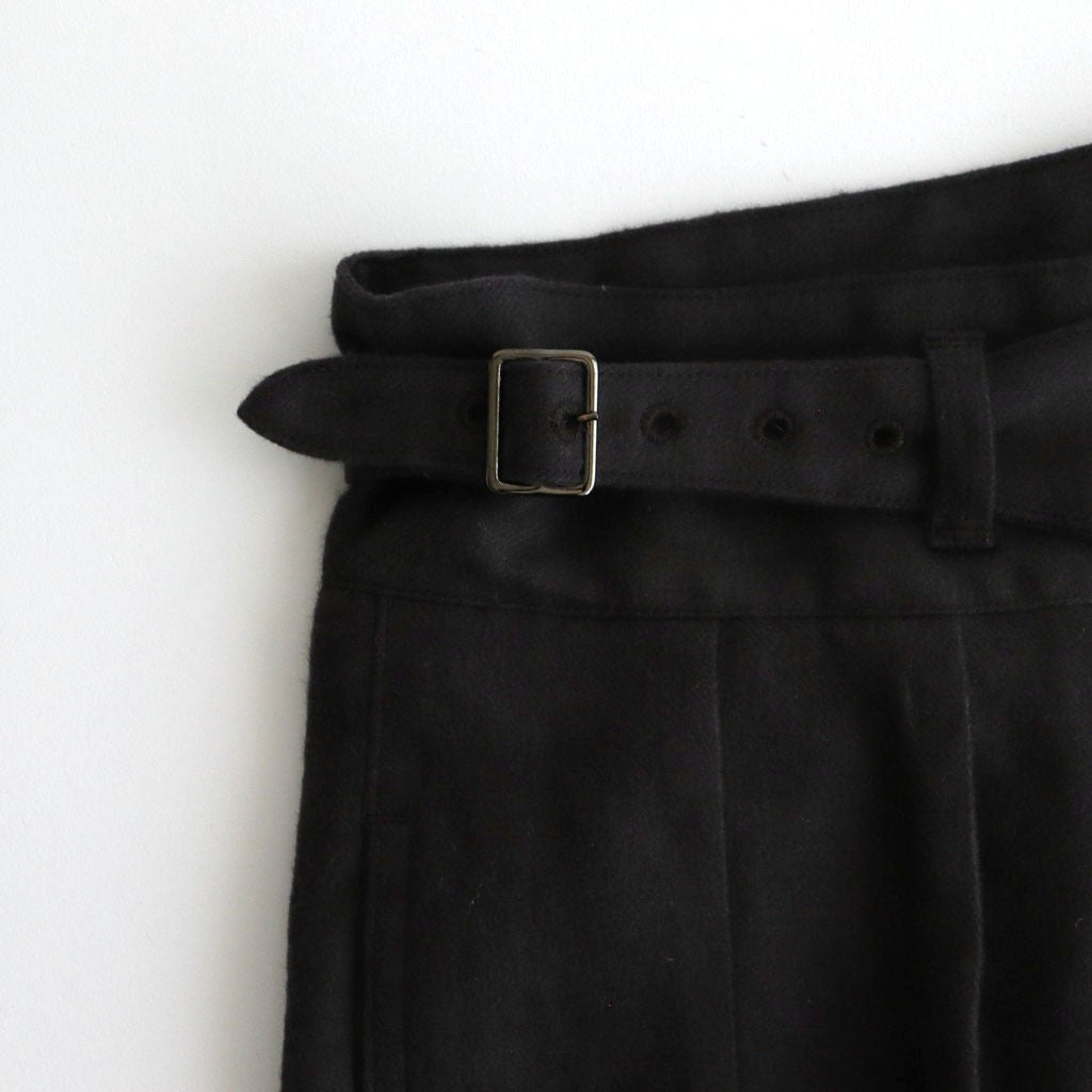SIDE BUCKLE GURKHA TROUSER #CIGAR [251OJ-PT09]