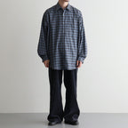 SULFUR-DYED BLEACHED CORDUROY PANTS #120 FADED NAVY [17062 40044]